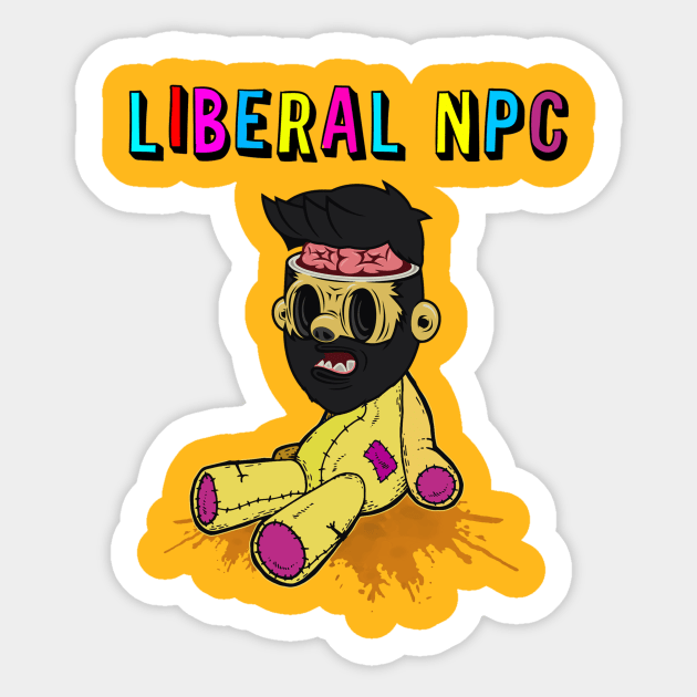 NPC Sticker by theanomalius_merch